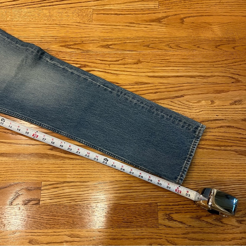 NEW Alex Mill AM Original 5 Pocket Mid Rise Straight Vintage Medium Indigo 30 - Picture 8 of 9
